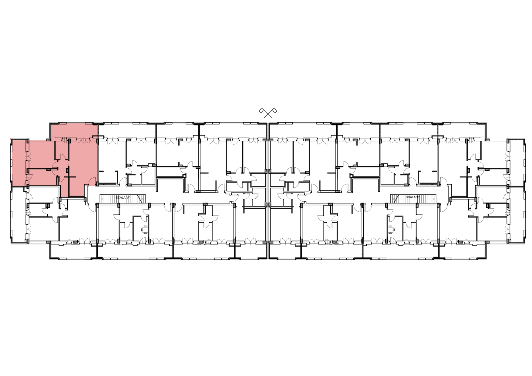 attico trilocale roma