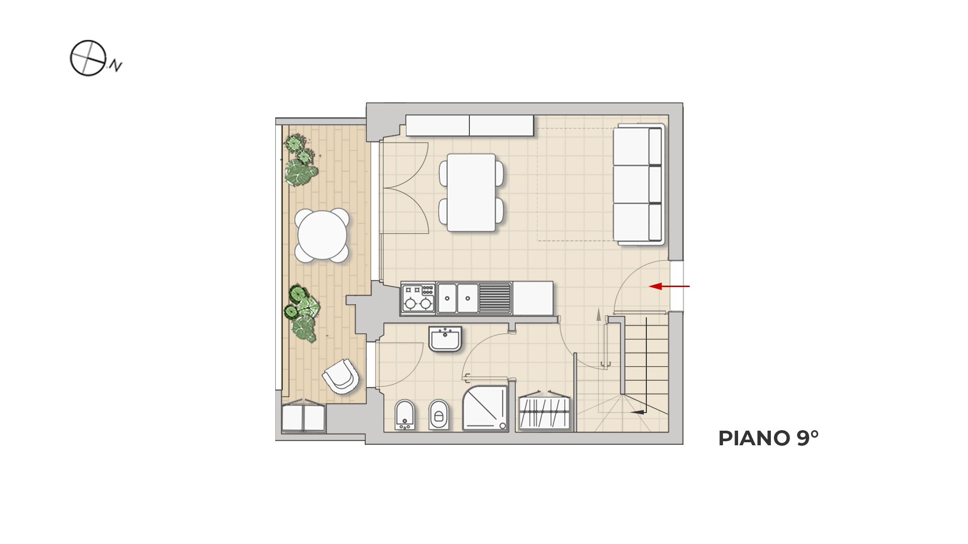 planimetria soppalco duplex