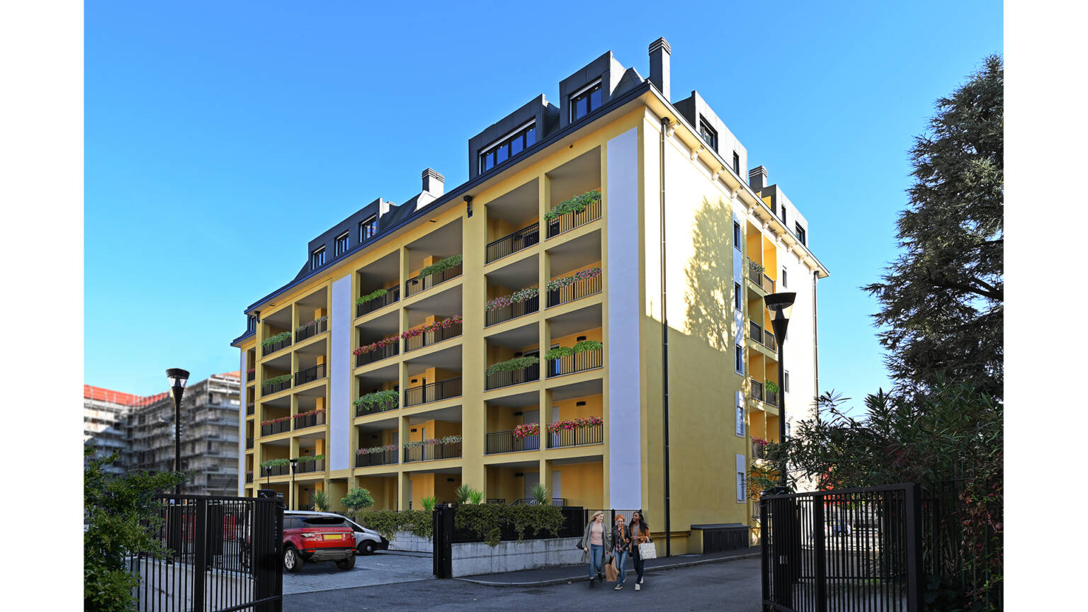 vista nuovo cantiere con trilocali in vendita via falck keycalt render sesto san giovanni milano