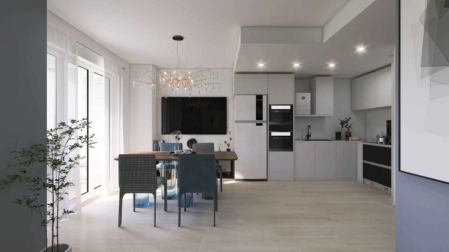 render monolocale Z3 D3 Sesto Milano
