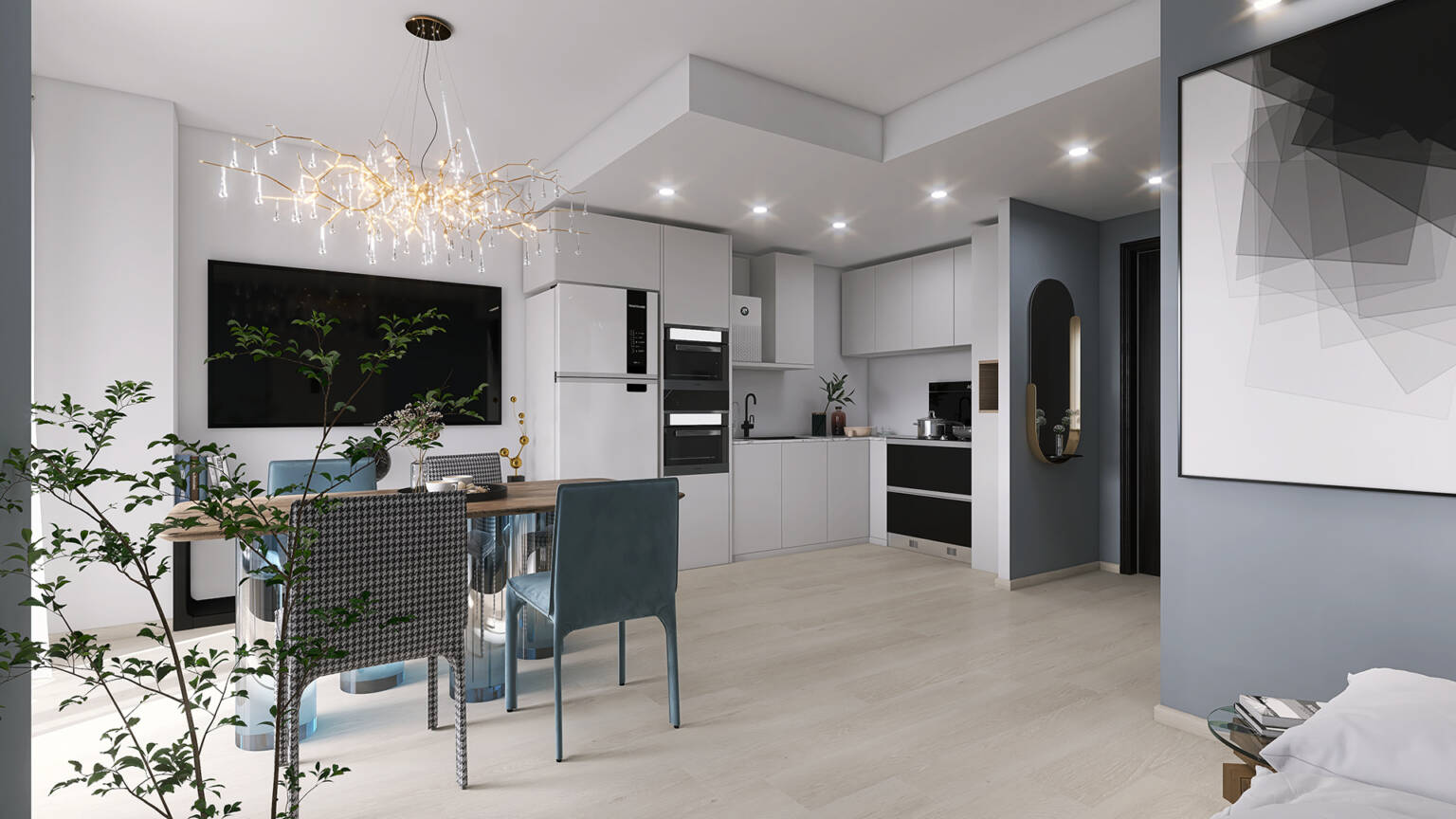 render monolocale Z3 D3 Sesto Milano