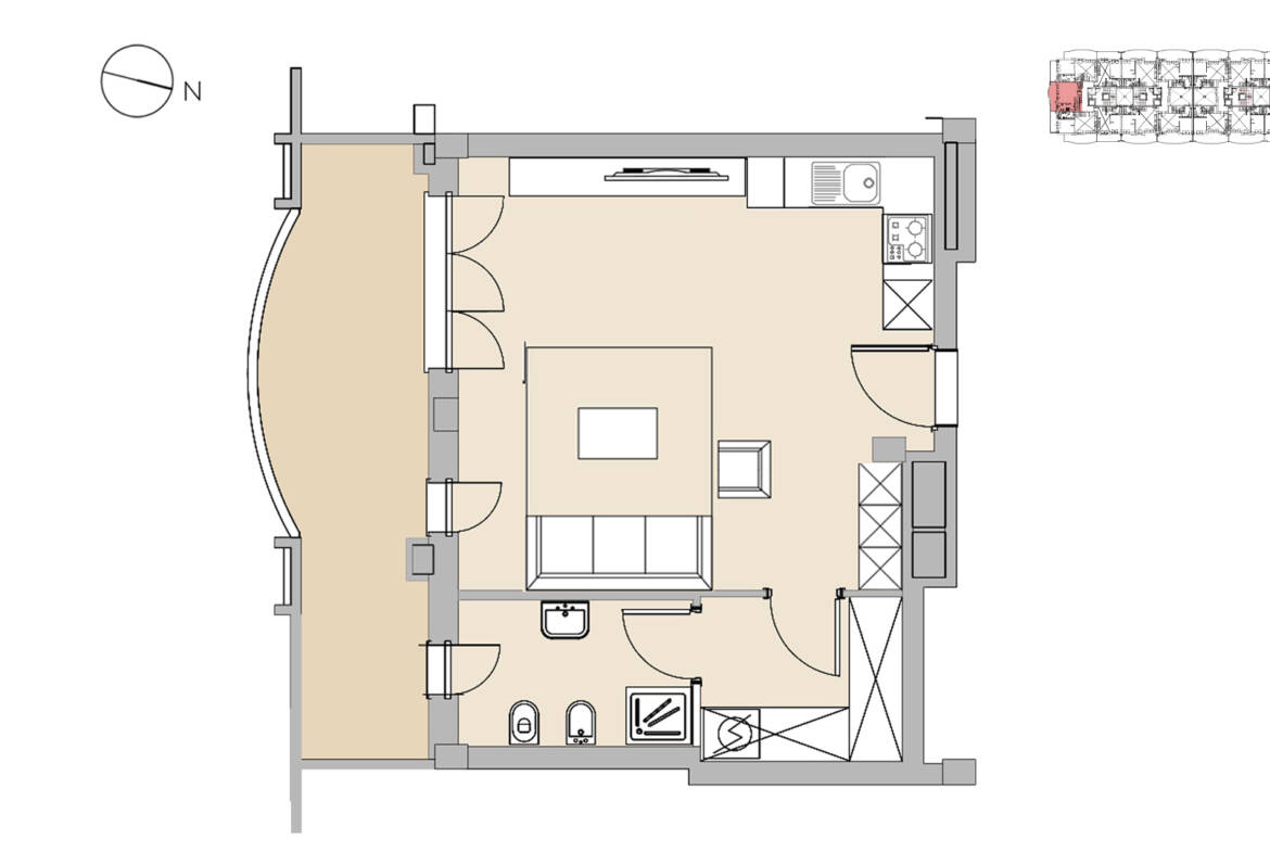 monolocale Z7 A32 milano sesto