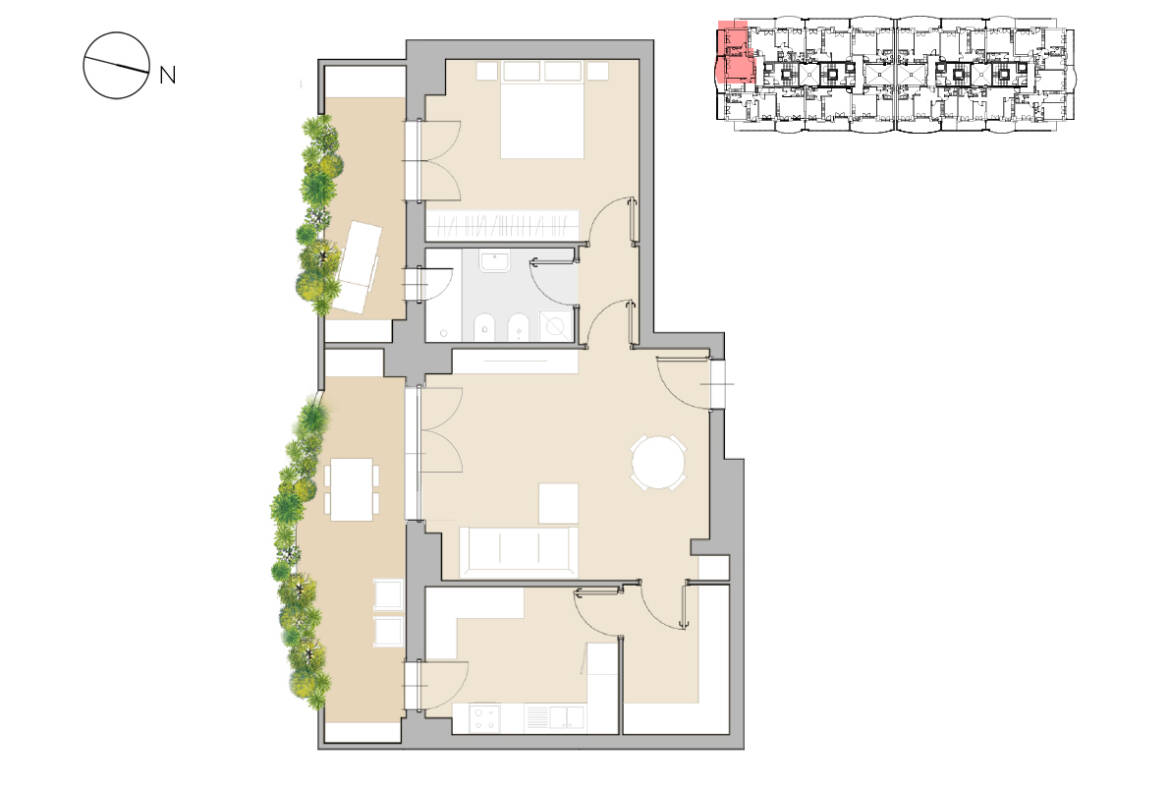 Planimetria Deca Z8 A15 Milano