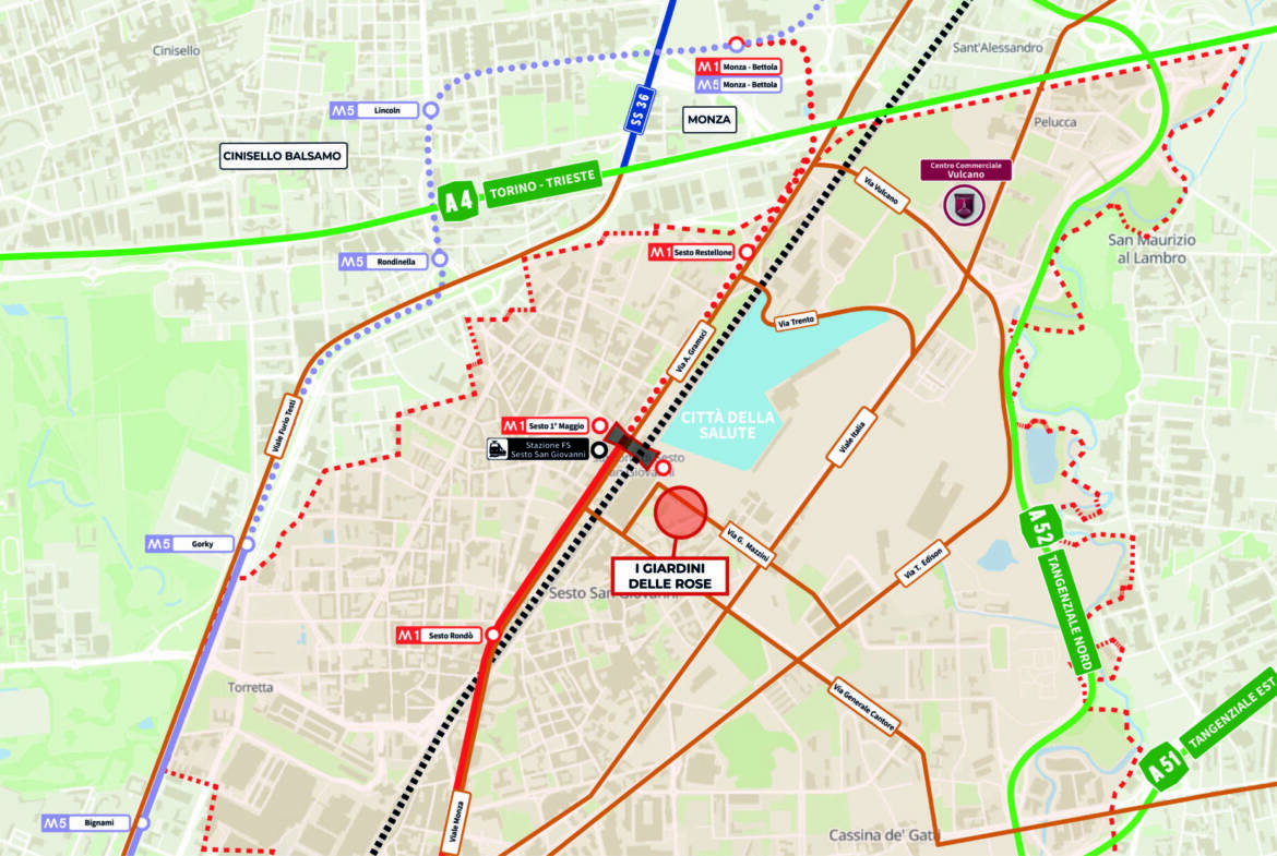 viabilità Triakis M1 Milano sesto