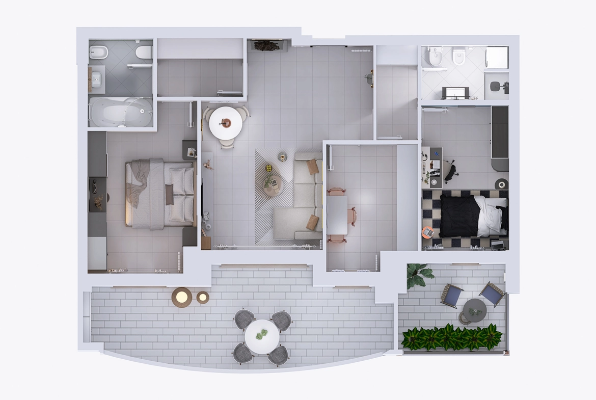 Trilocale Z8 scala C Milano sesto